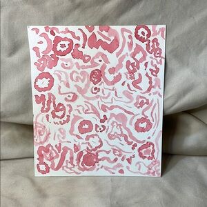 Handmade Abstract Floral Watercolor